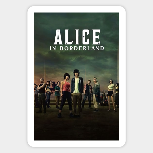 Alice in borderland poster Sticker by CERA23